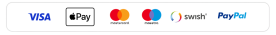 Betala med Apple Pay, kort, Swish, PayPal eller Bankbetalning